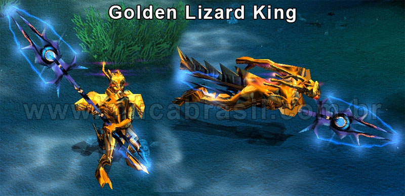 Golden Lizard King